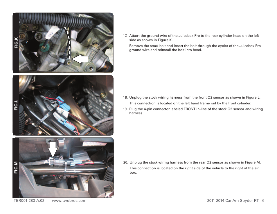 Two Brothers Racing Can-Am Spyder Spyder RS User Manual | Page 6 / 7