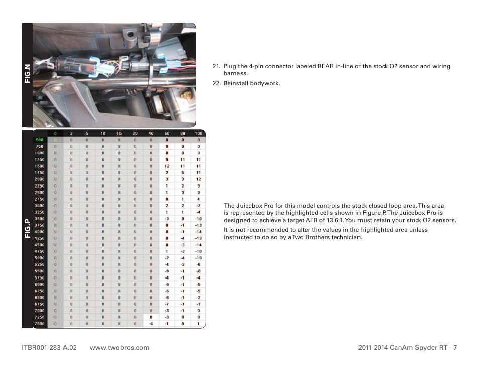 Two Brothers Racing Can-Am Spyder Spyder RS User Manual | Page 7 / 7