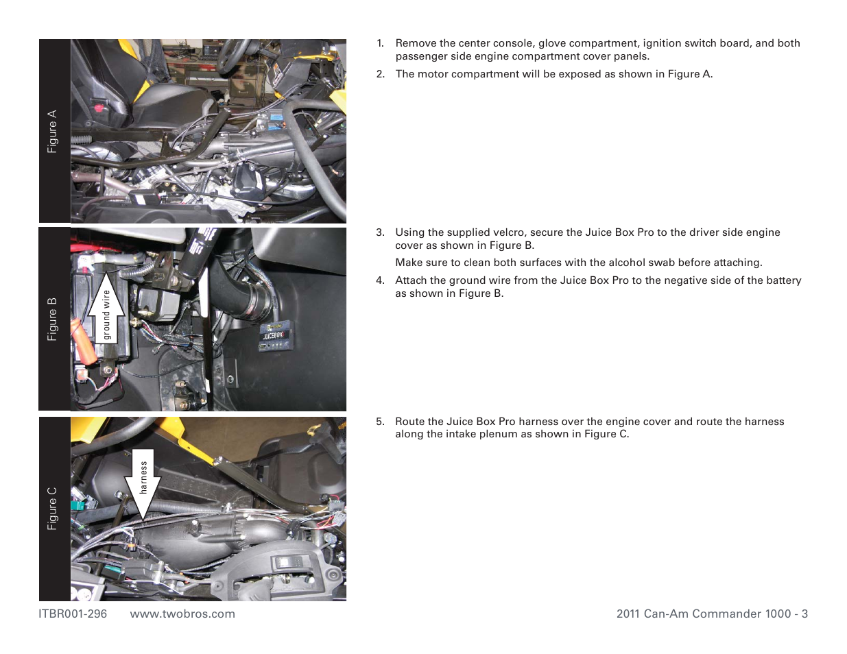 Two Brothers Racing Can-Am Spyder Commander 1000 User Manual | Page 3 / 5
