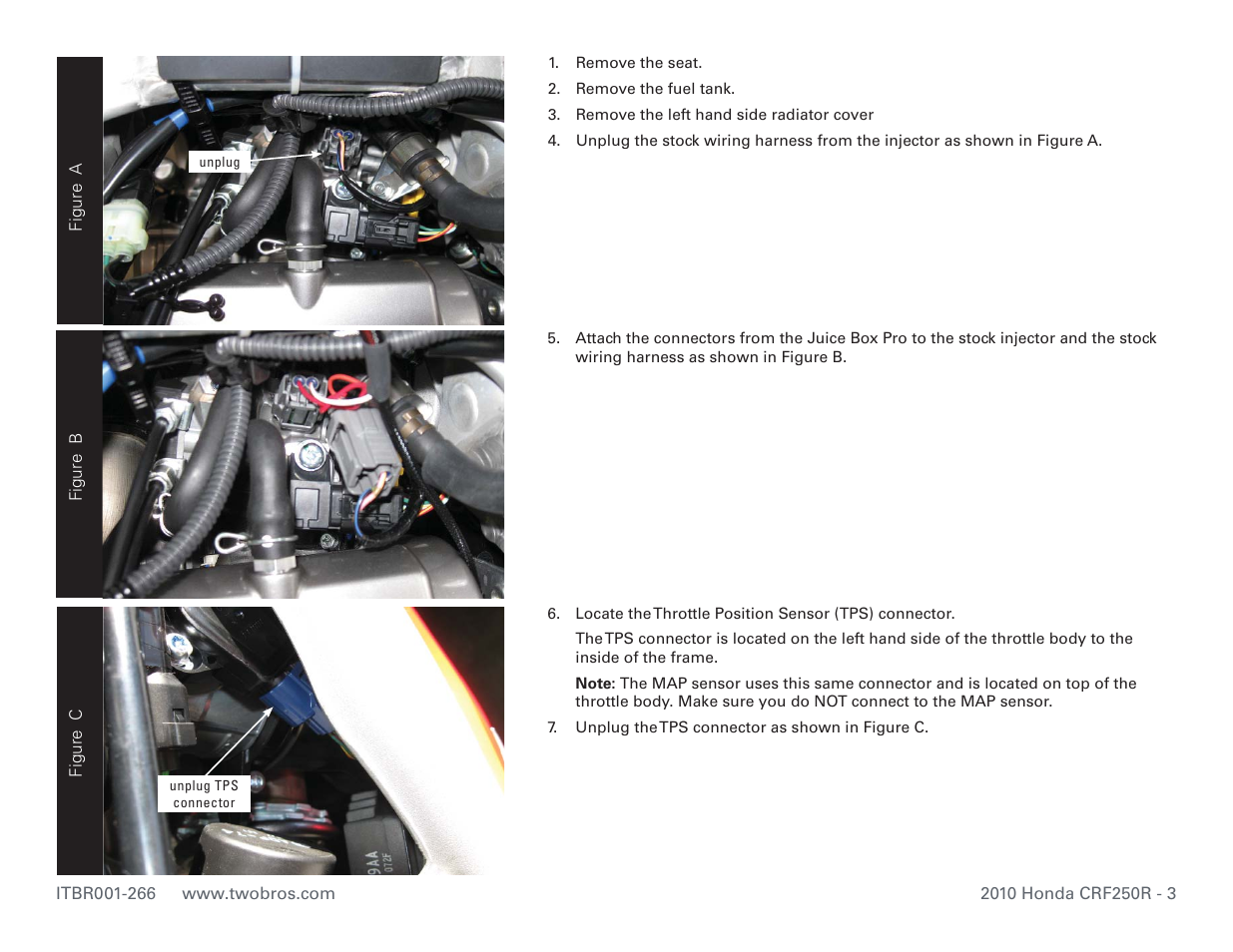 Two Brothers Racing Honda CRF250R User Manual | Page 3 / 4