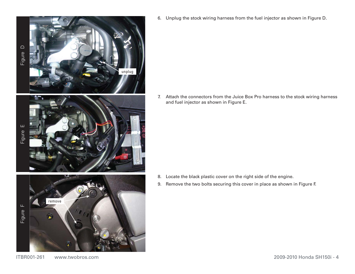 Two Brothers Racing Honda SH150i User Manual | Page 4 / 6