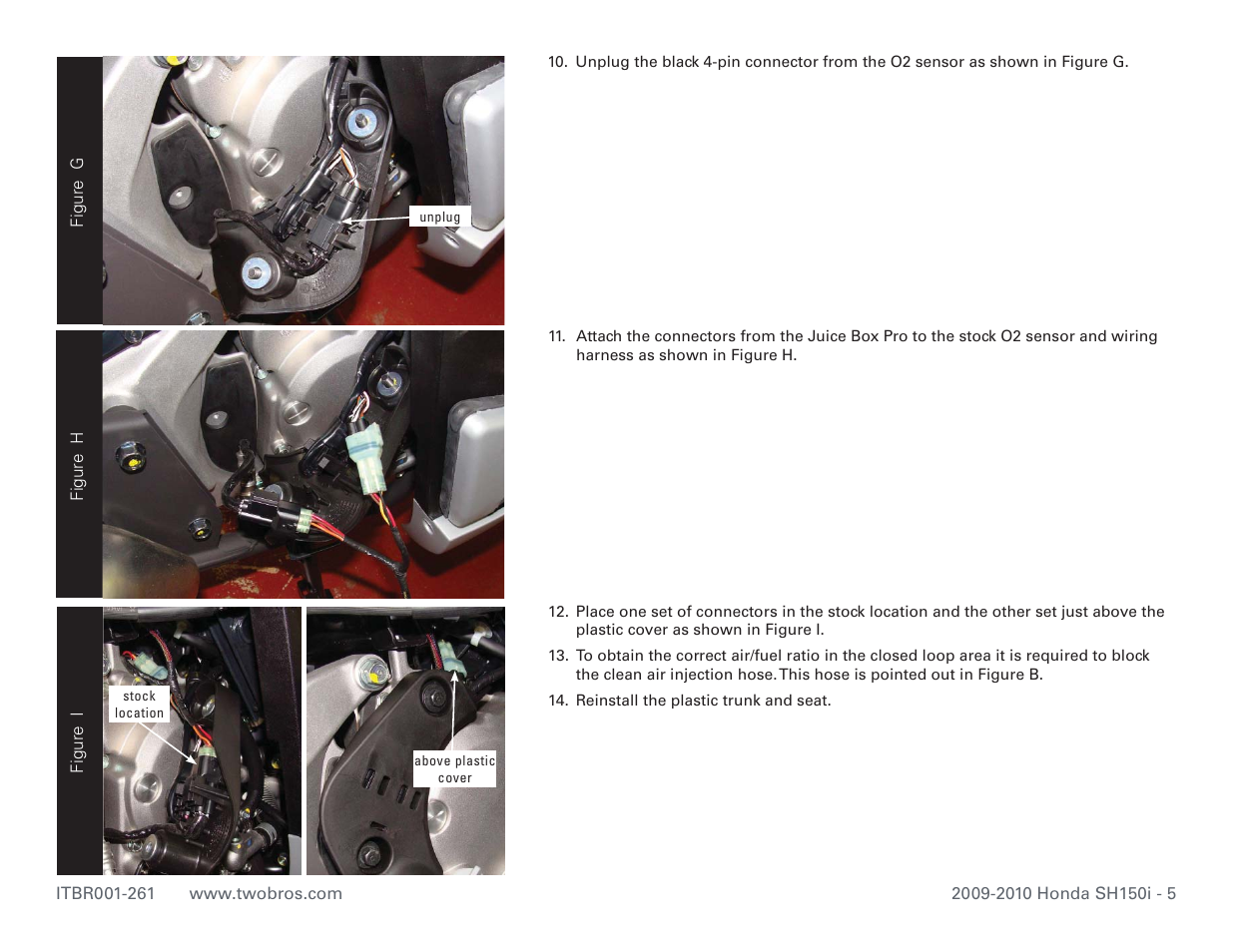 Two Brothers Racing Honda SH150i User Manual | Page 5 / 6