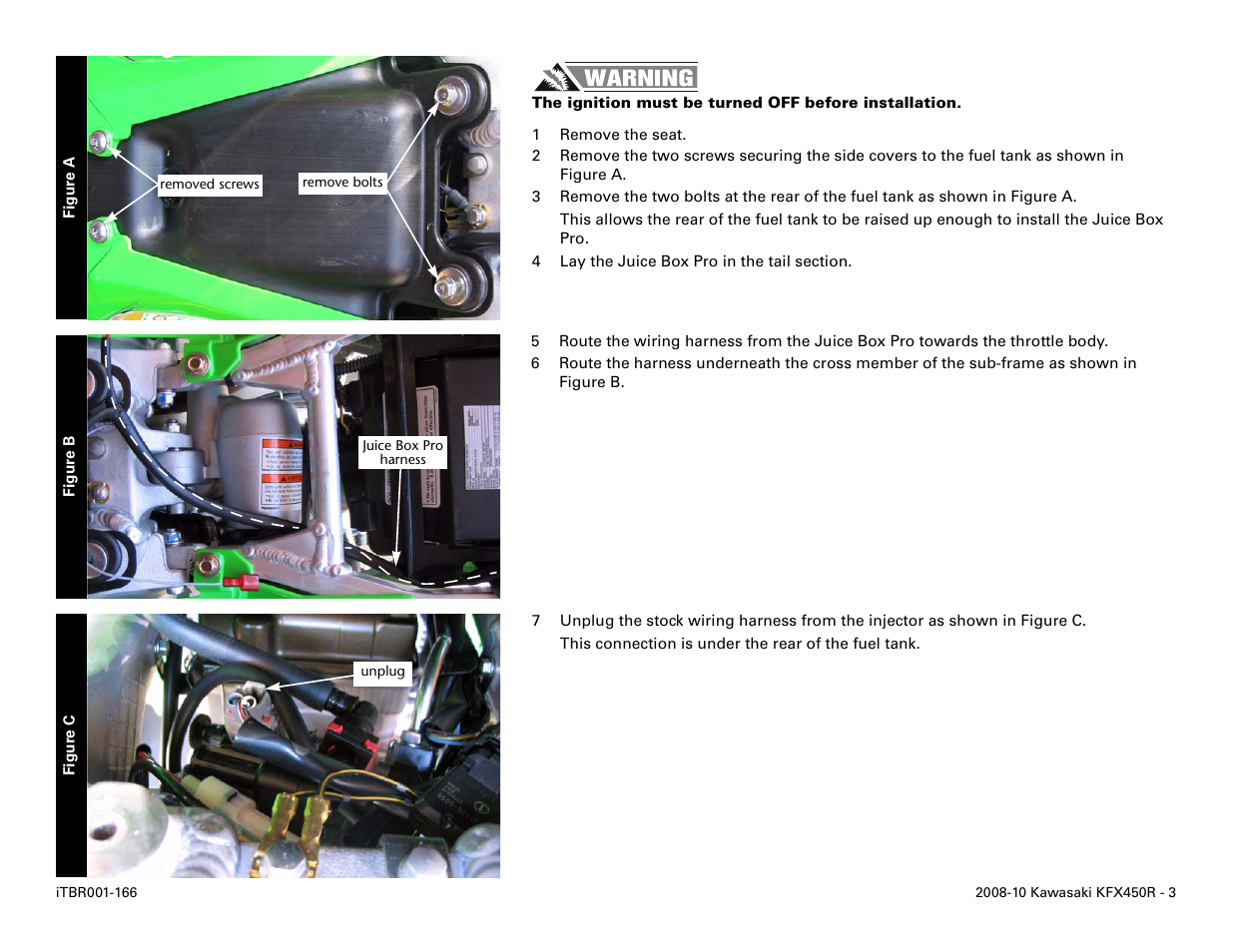 Two Brothers Racing Kawasaki KFX450R User Manual | Page 3 / 5
