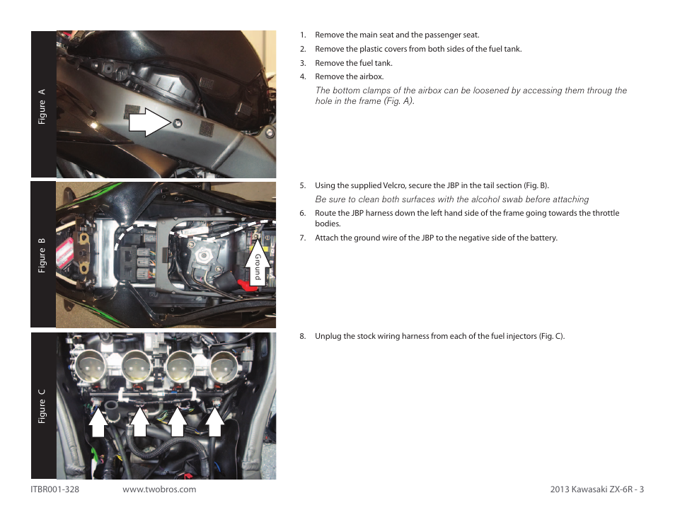 Two Brothers Racing Kawasaki ZX-636 User Manual | Page 3 / 4
