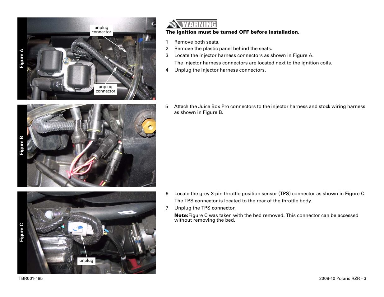 Two Brothers Racing Polaris RZR 800 User Manual | Page 3 / 5