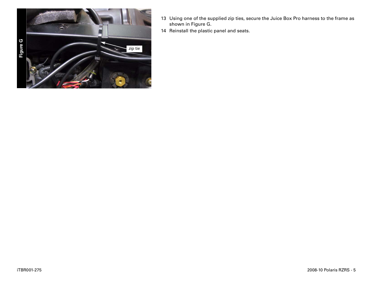 Two Brothers Racing Polaris RZR-S User Manual | Page 5 / 5