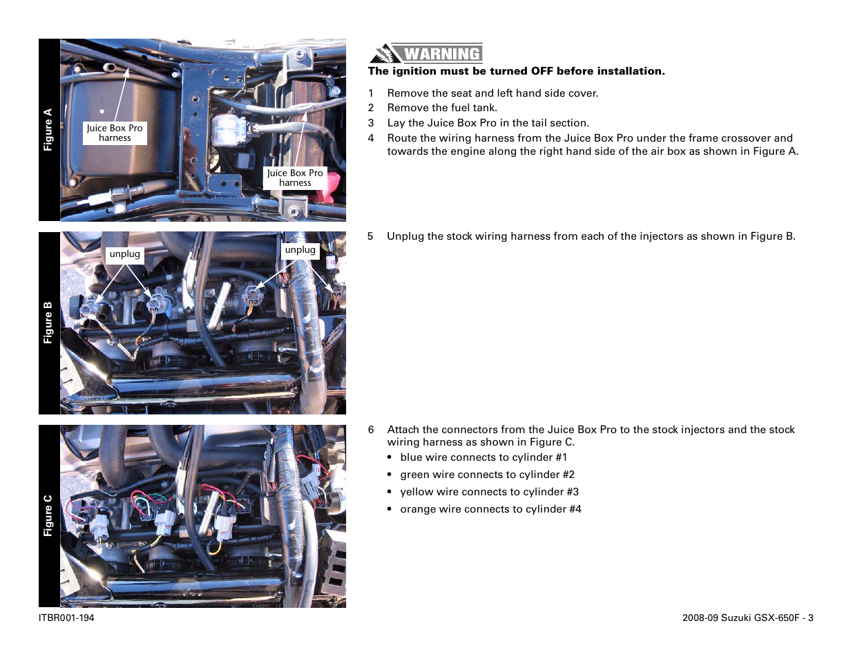 Two Brothers Racing Suzuki GSX-R650F User Manual | Page 3 / 5