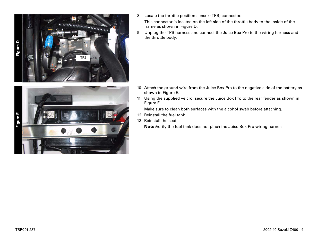 Two Brothers Racing Suzuki Z400 User Manual | Page 4 / 4