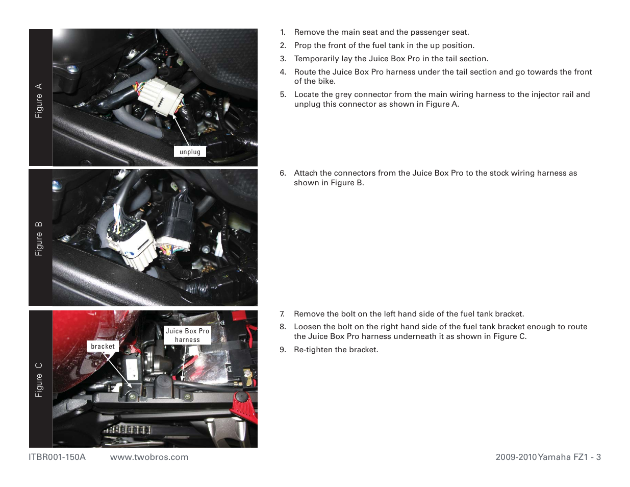 Two Brothers Racing Yamaha FZ-1 User Manual | Page 3 / 5