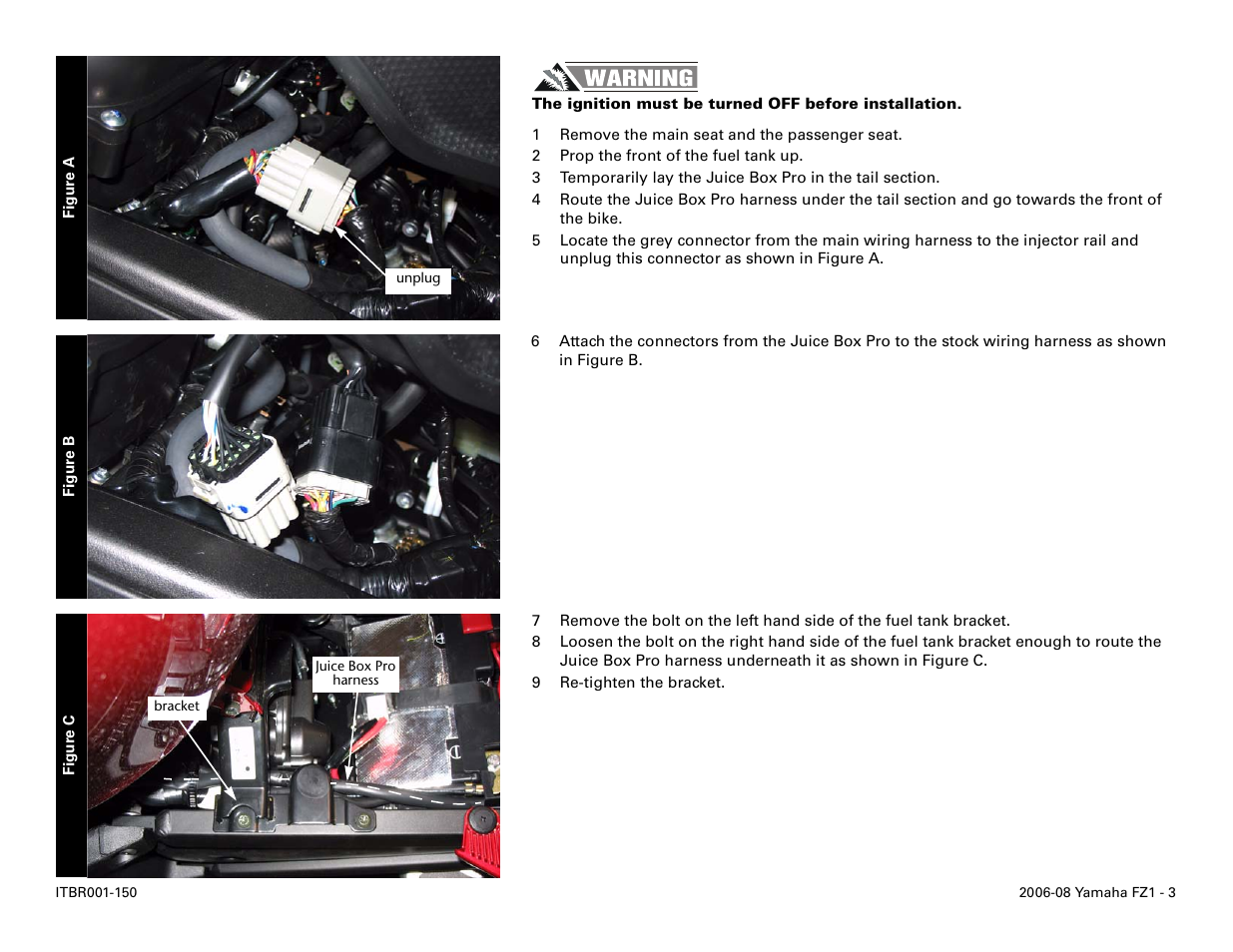 Two Brothers Racing Yamaha FZ-1 User Manual | Page 3 / 4