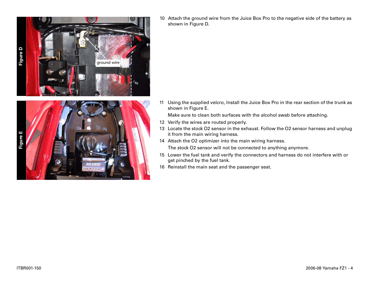 Two Brothers Racing Yamaha FZ-1 User Manual | Page 4 / 4
