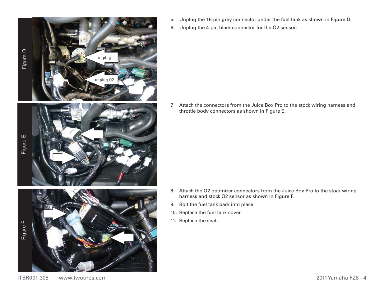 Two Brothers Racing Yamaha FZ8 User Manual | Page 4 / 5