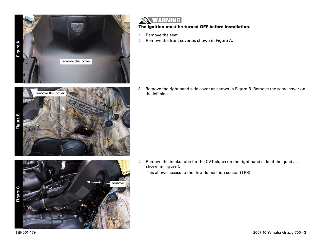 Two Brothers Racing Yamaha Grizzly 700 User Manual | Page 3 / 5