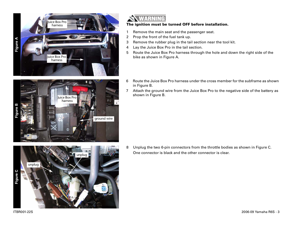 Two Brothers Racing Yamaha R6S User Manual | Page 3 / 4