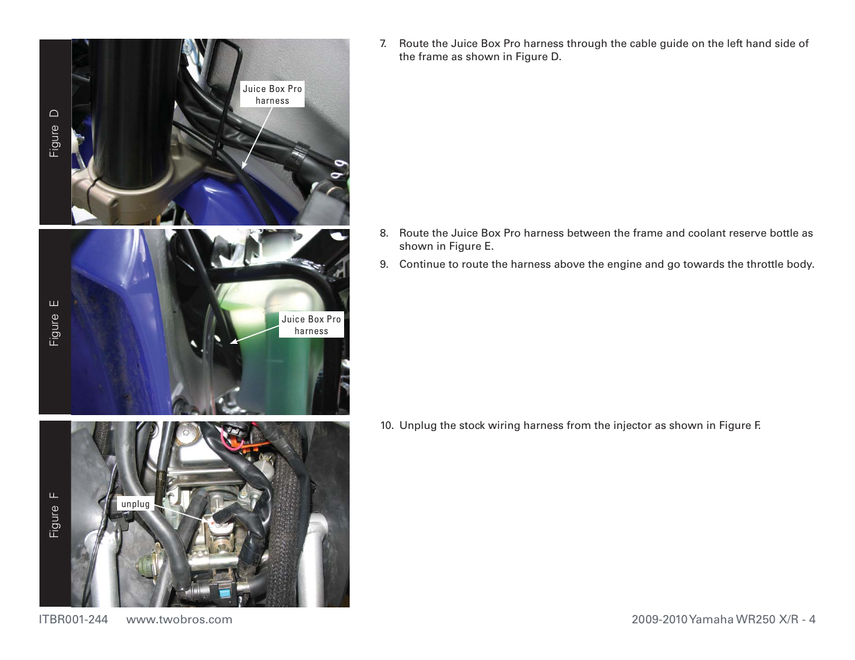 Two Brothers Racing Yamaha WR250X/R User Manual | Page 4 / 6