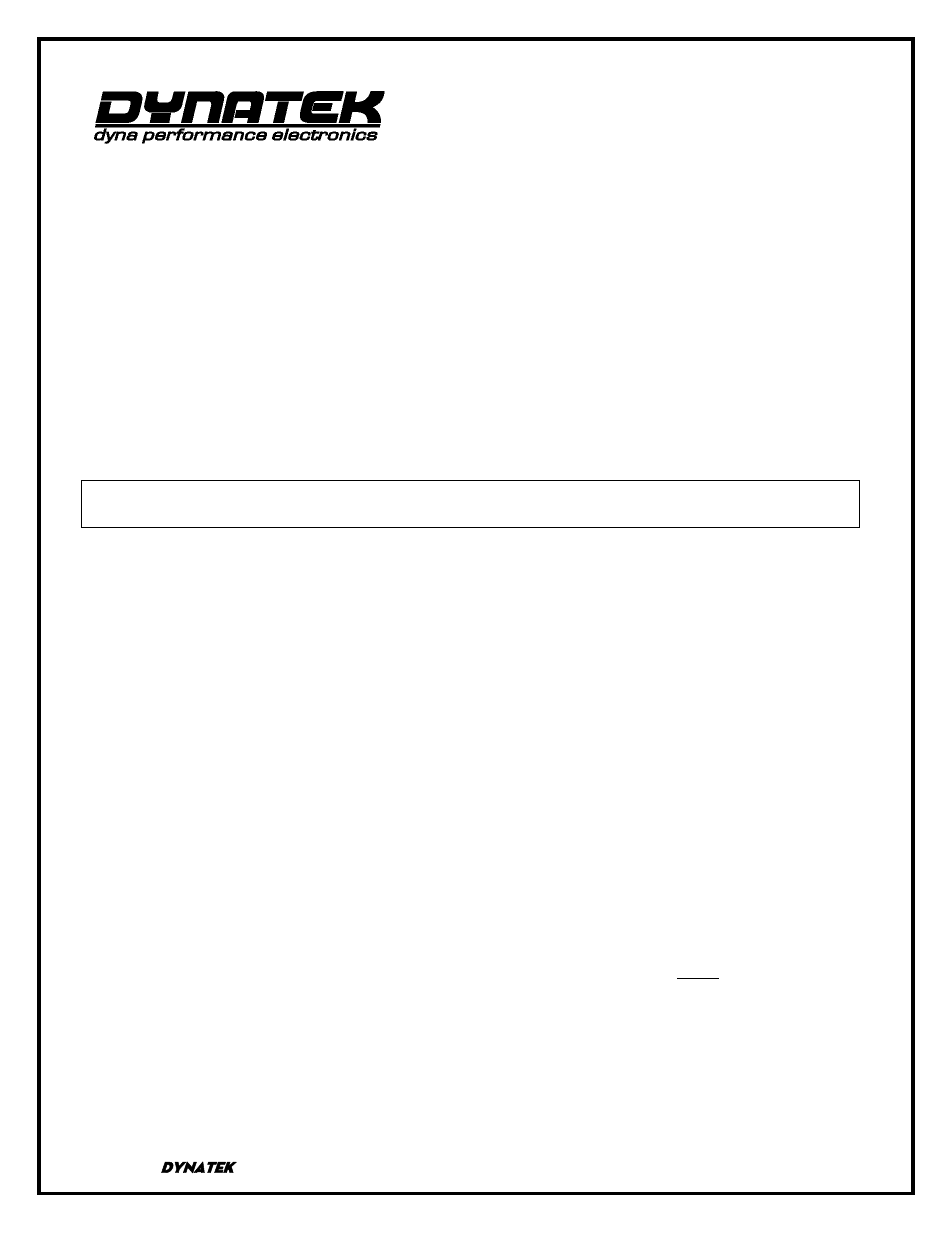 Two Brothers Racing Honda TRX400EX Dyna FS Ignition User Manual | 2 pages