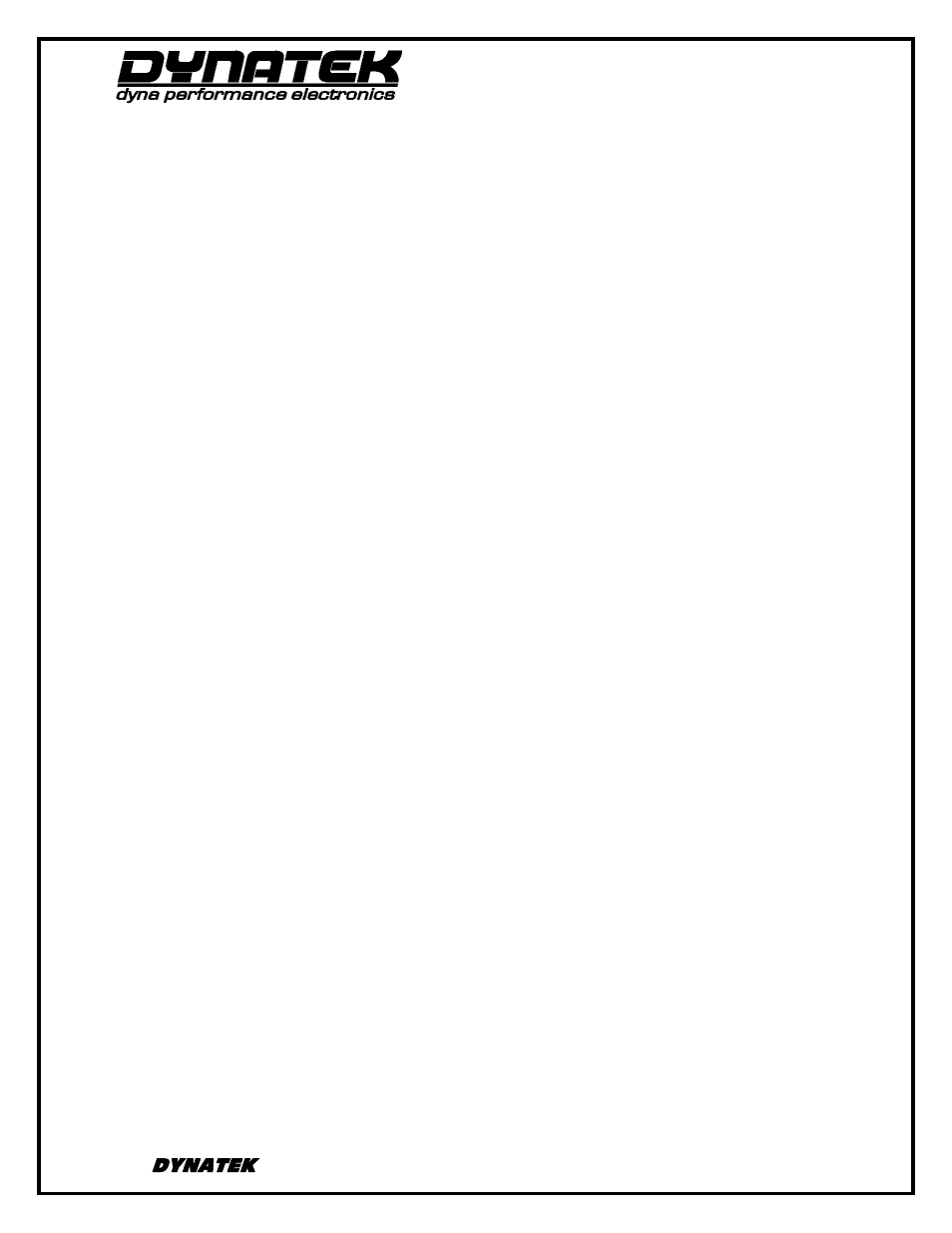 Two Brothers Racing Honda TRX450R Dyna FS Ignition User Manual | 2 pages