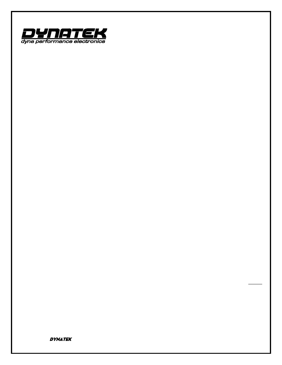 Two Brothers Racing Suzuki LTZ400 Dyna FS Ignition User Manual | 3 pages