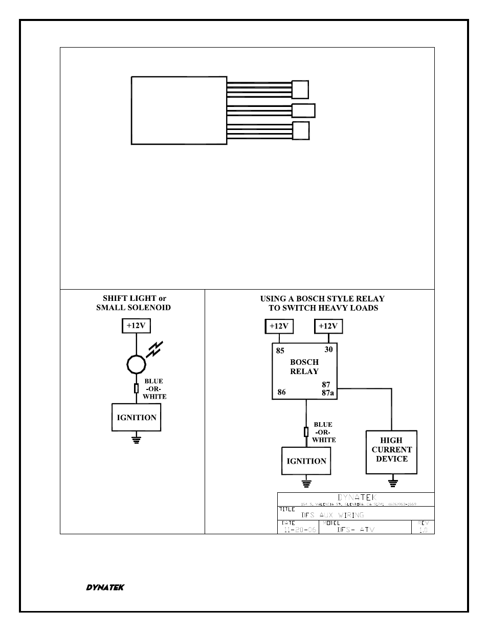 Two Brothers Racing Yamaha Raptor 700R Dyna FS Ignition User Manual | Page 4 / 6