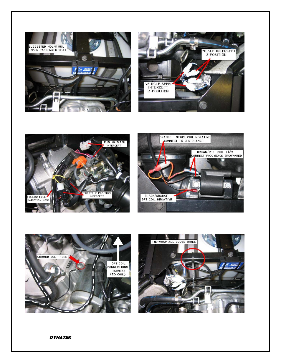 Two Brothers Racing Yamaha Rhino 700FI Dyna FS Ignition User Manual | Page 2 / 5