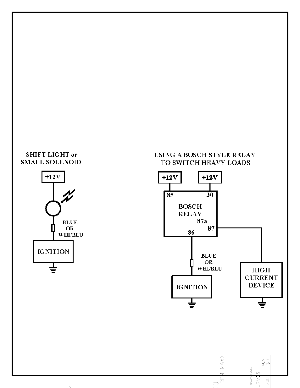 Examples of rpm activated switch wiring, De open rottle, Rves 1- 4 | Ih u | Two Brothers Racing Yamaha Rhino 700FI Dyna FS Ignition User Manual | Page 4 / 5