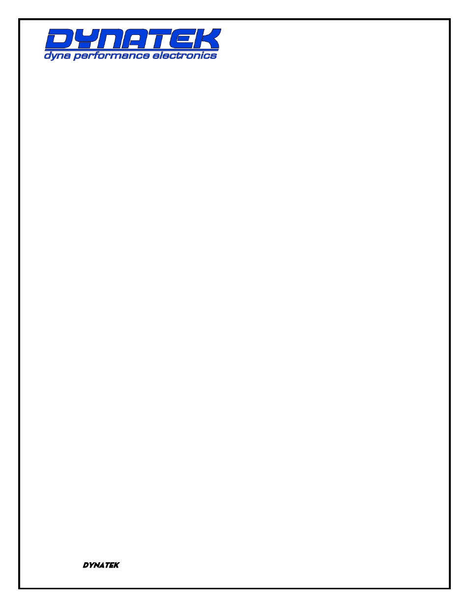 Two Brothers Racing Yamaha YFZ450X EFI Dyna FS Ignition User Manual | 5 pages
