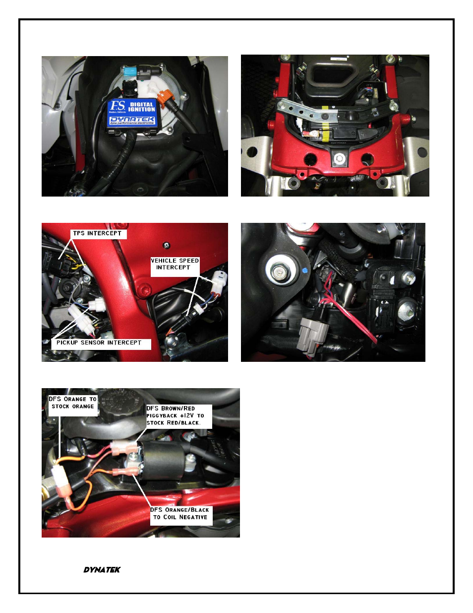Two Brothers Racing Yamaha YFZ450X EFI Dyna FS Ignition User Manual | Page 2 / 5