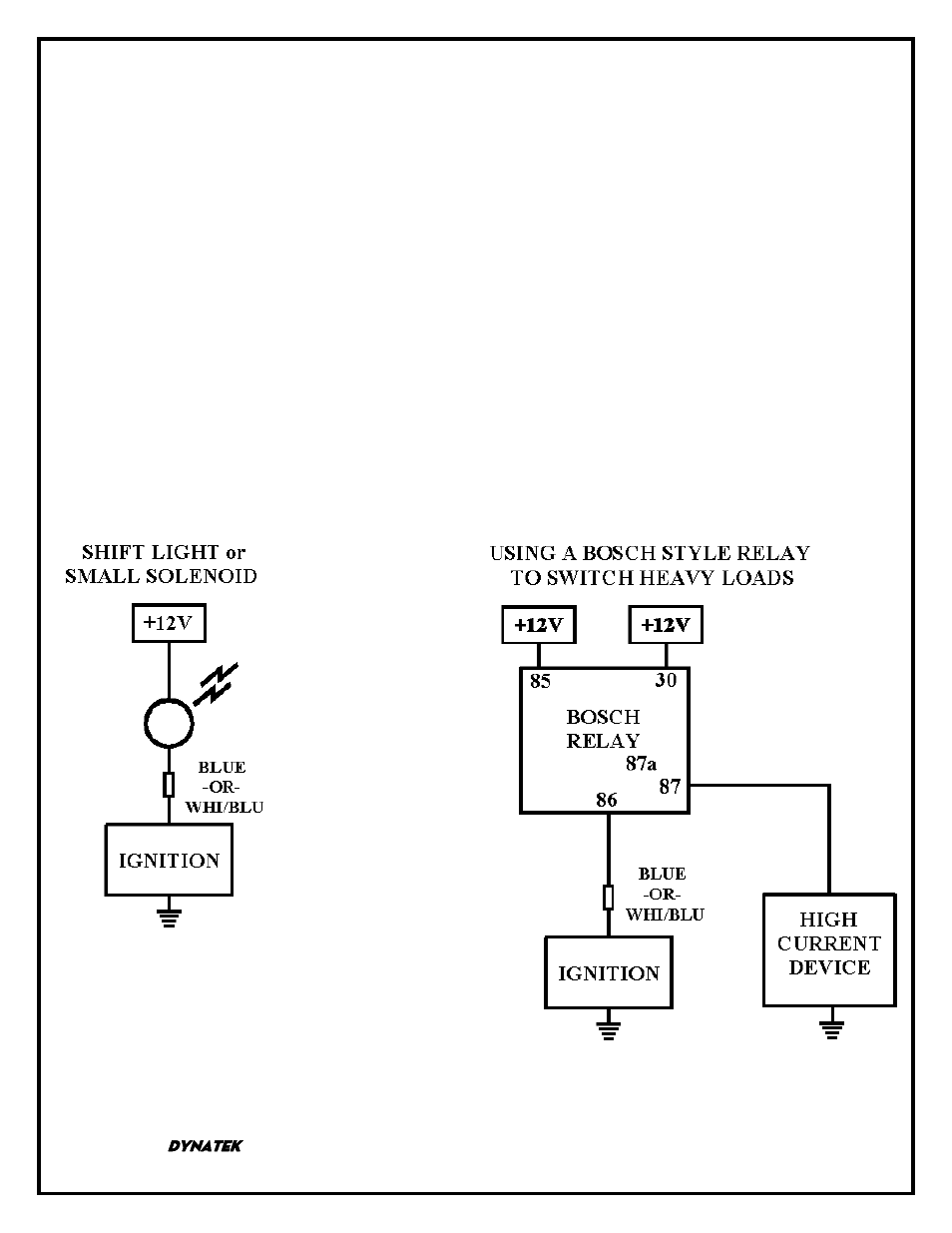 Examples of rpm activated switch wiring | Two Brothers Racing Yamaha YFZ450X EFI Dyna FS Ignition User Manual | Page 4 / 5