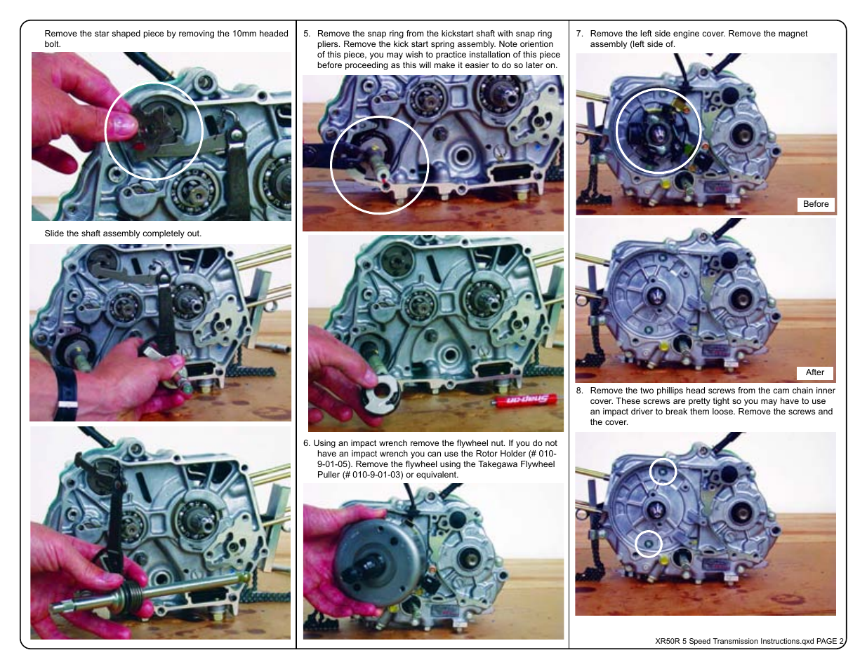 Two Brothers Racing Honda XR50R User Manual | Page 2 / 6