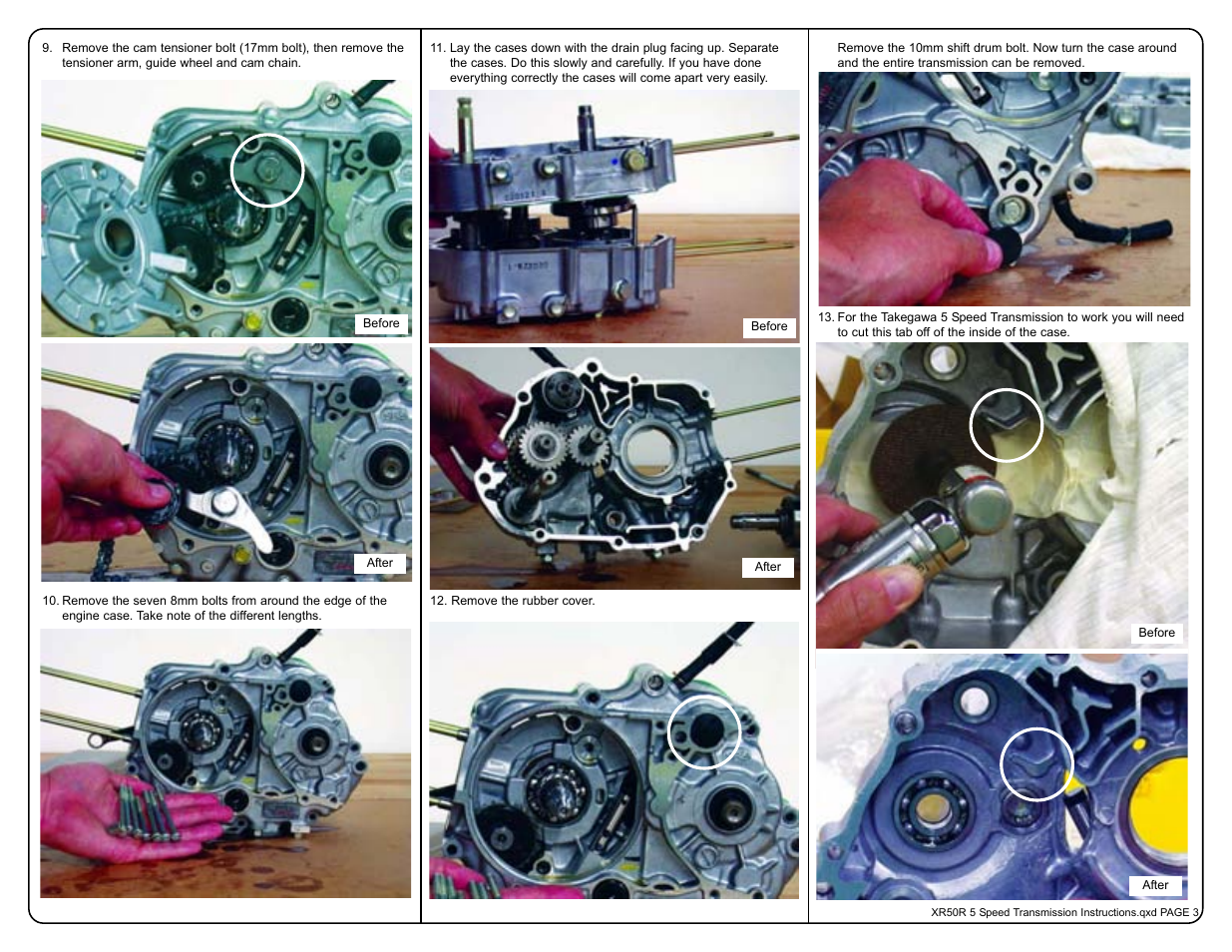 Two Brothers Racing Honda XR50R User Manual | Page 3 / 6