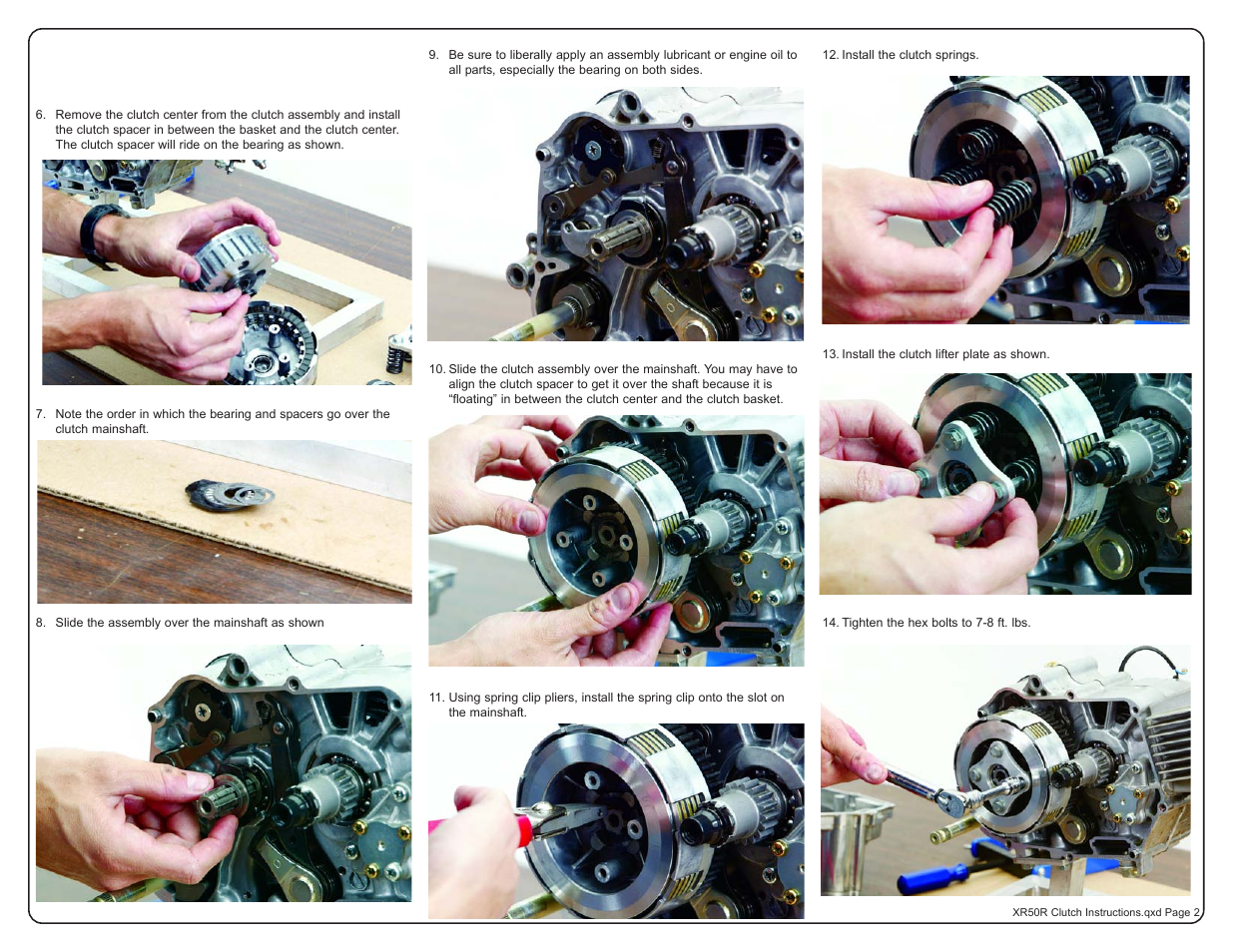 Two Brothers Racing Honda XR50R User Manual | Page 2 / 3