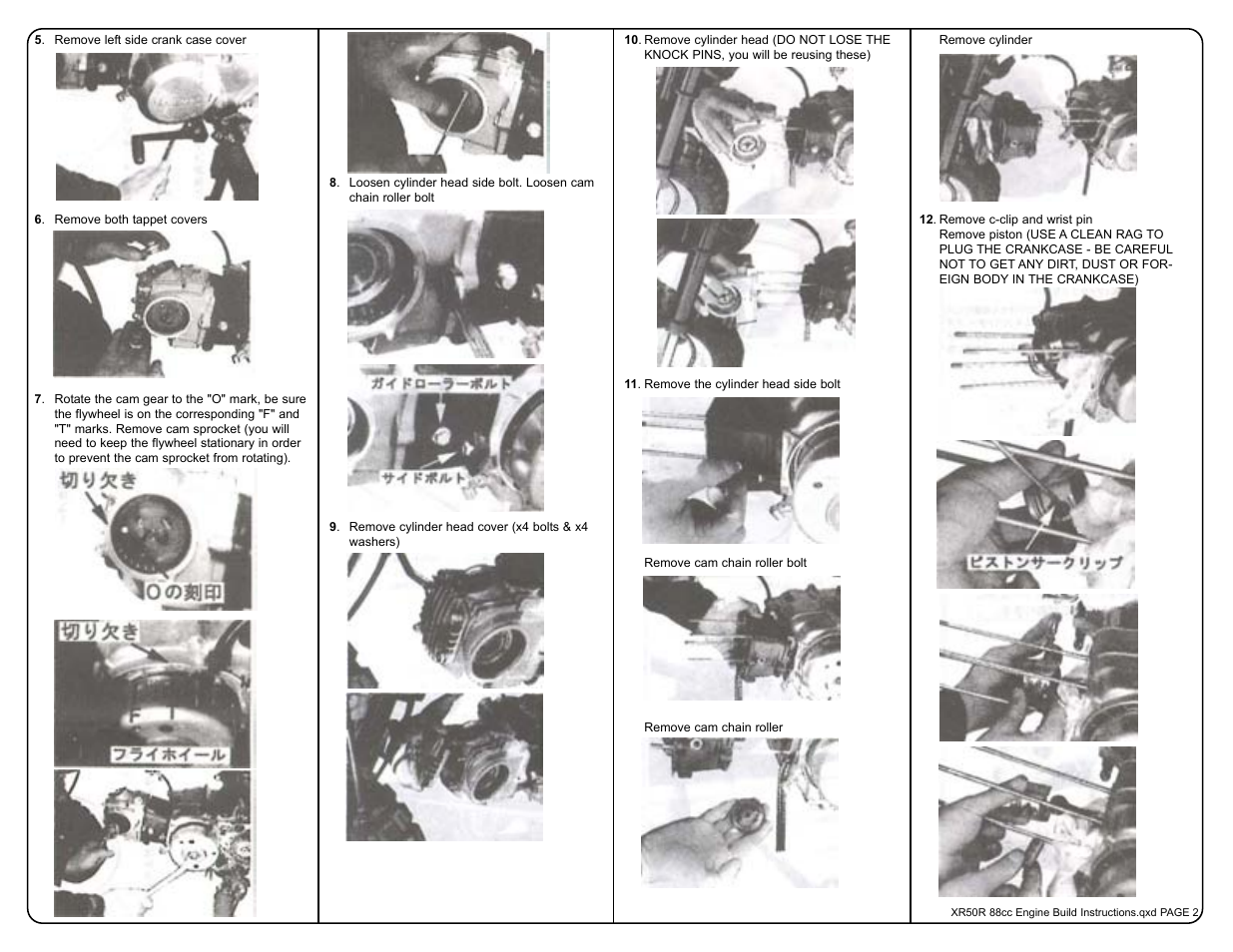 Two Brothers Racing Honda XR50R User Manual | Page 2 / 8