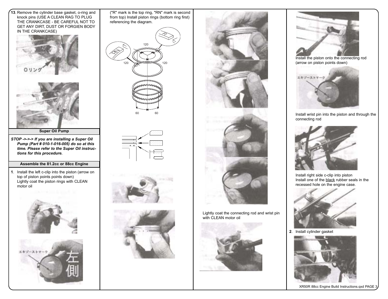 Two Brothers Racing Honda XR50R User Manual | Page 3 / 8