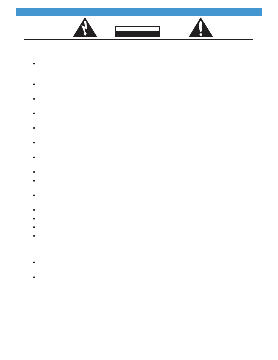 Safety precautions, Safety precautions installation considerations | B&K AVR 707/705 User Manual | Page 11 / 12