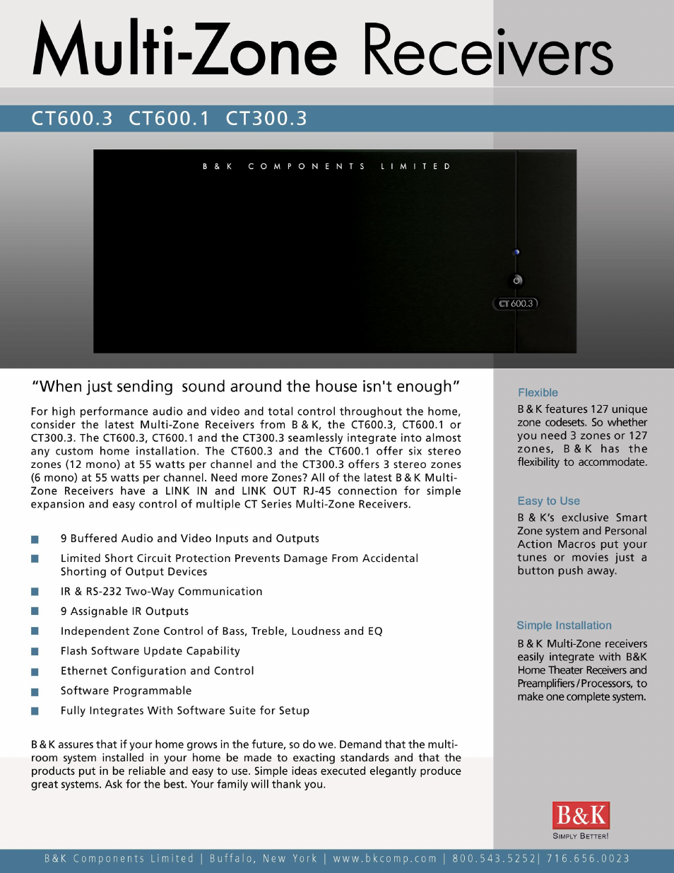 B&K CT600.3 User Manual | 2 pages