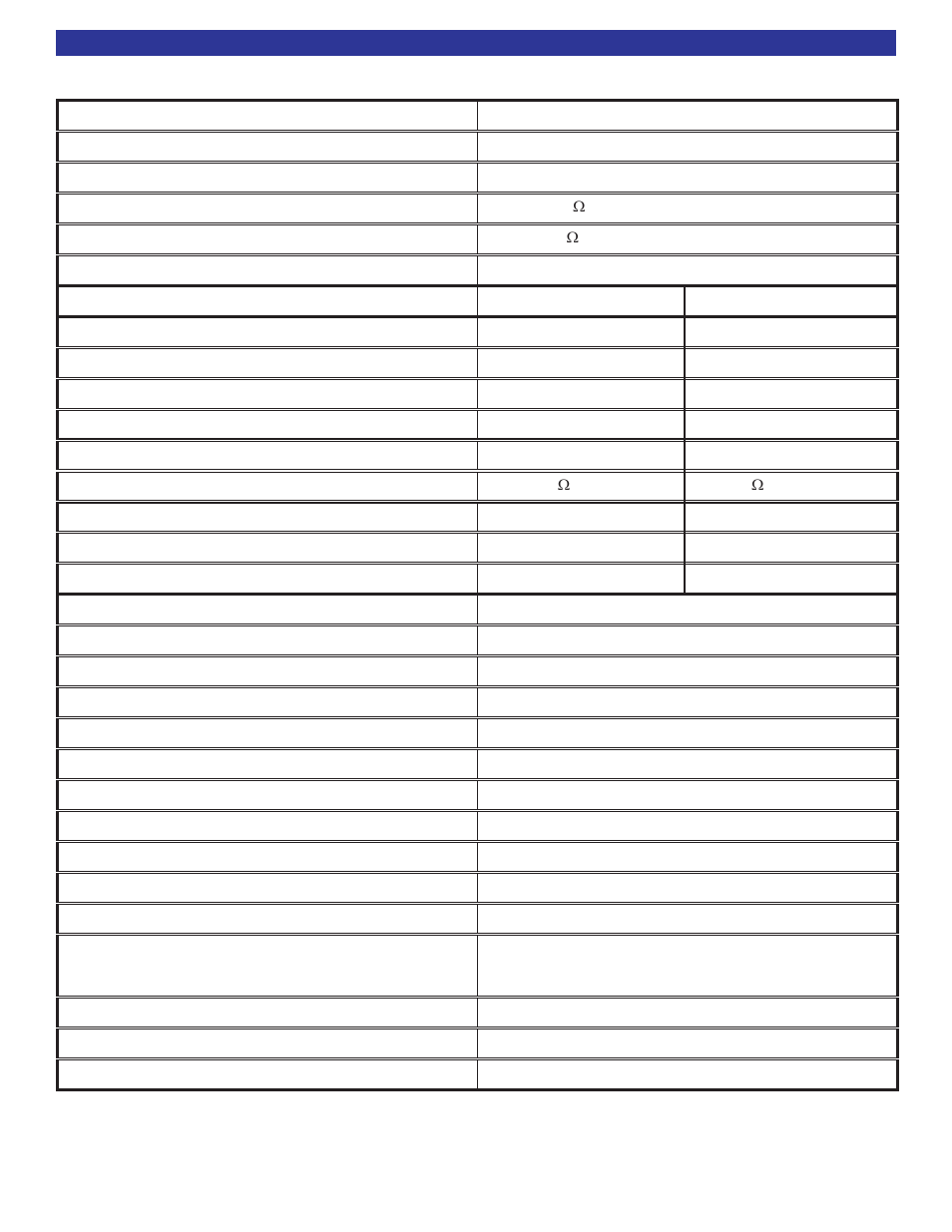 Specifications | B&K 5 S2 User Manual | Page 20 / 20