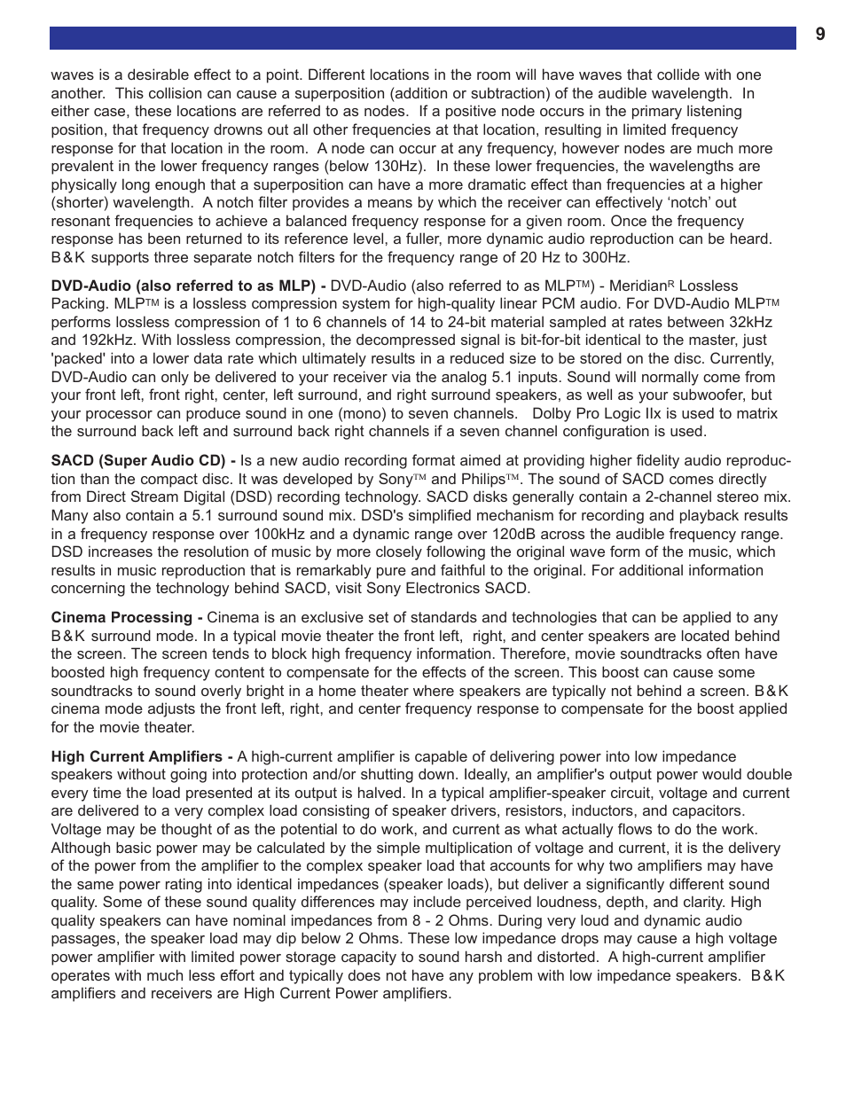 B&K AVR515 User Manual | Page 11 / 64