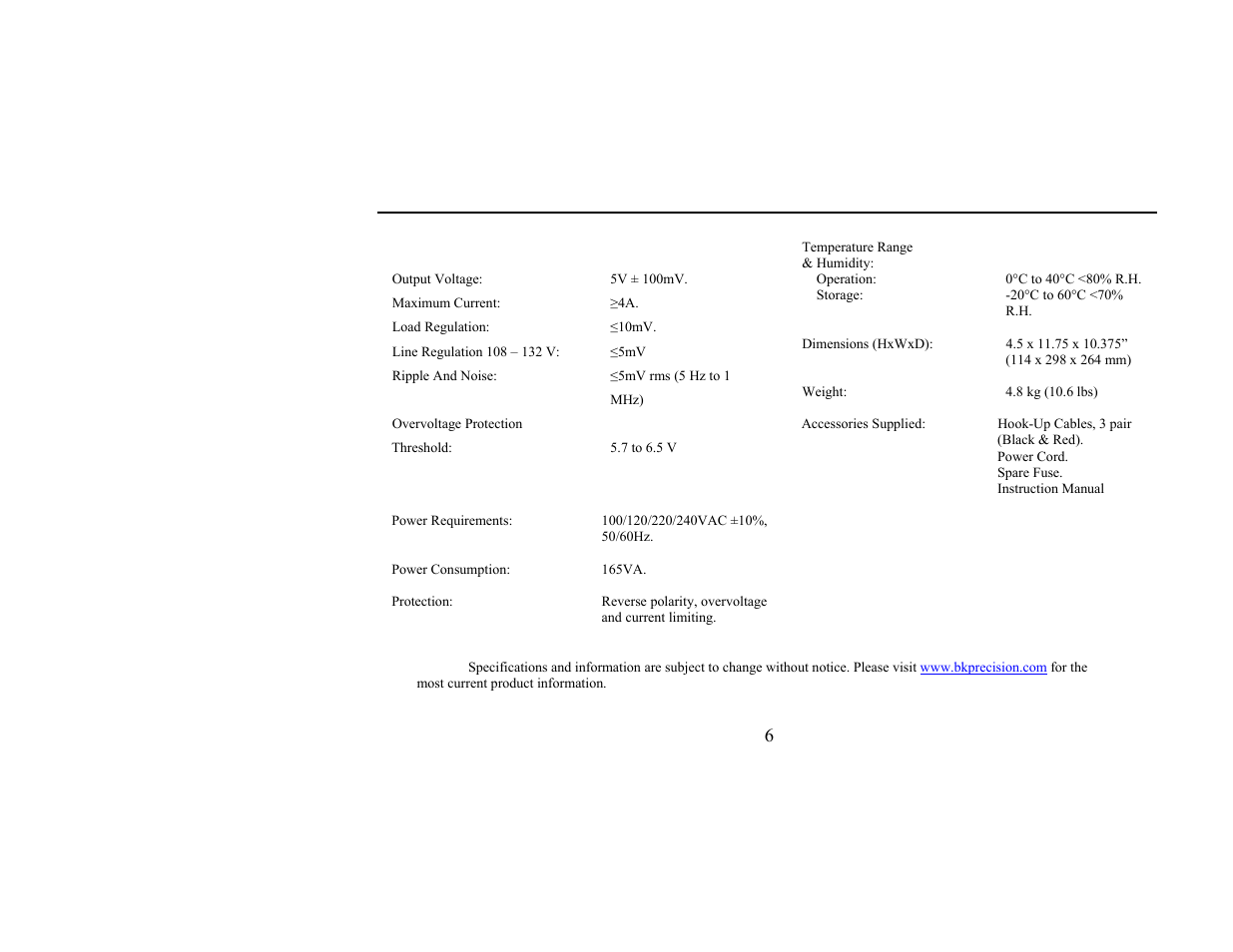 B&K Precision 1651A - Manual User Manual | Page 10 / 88