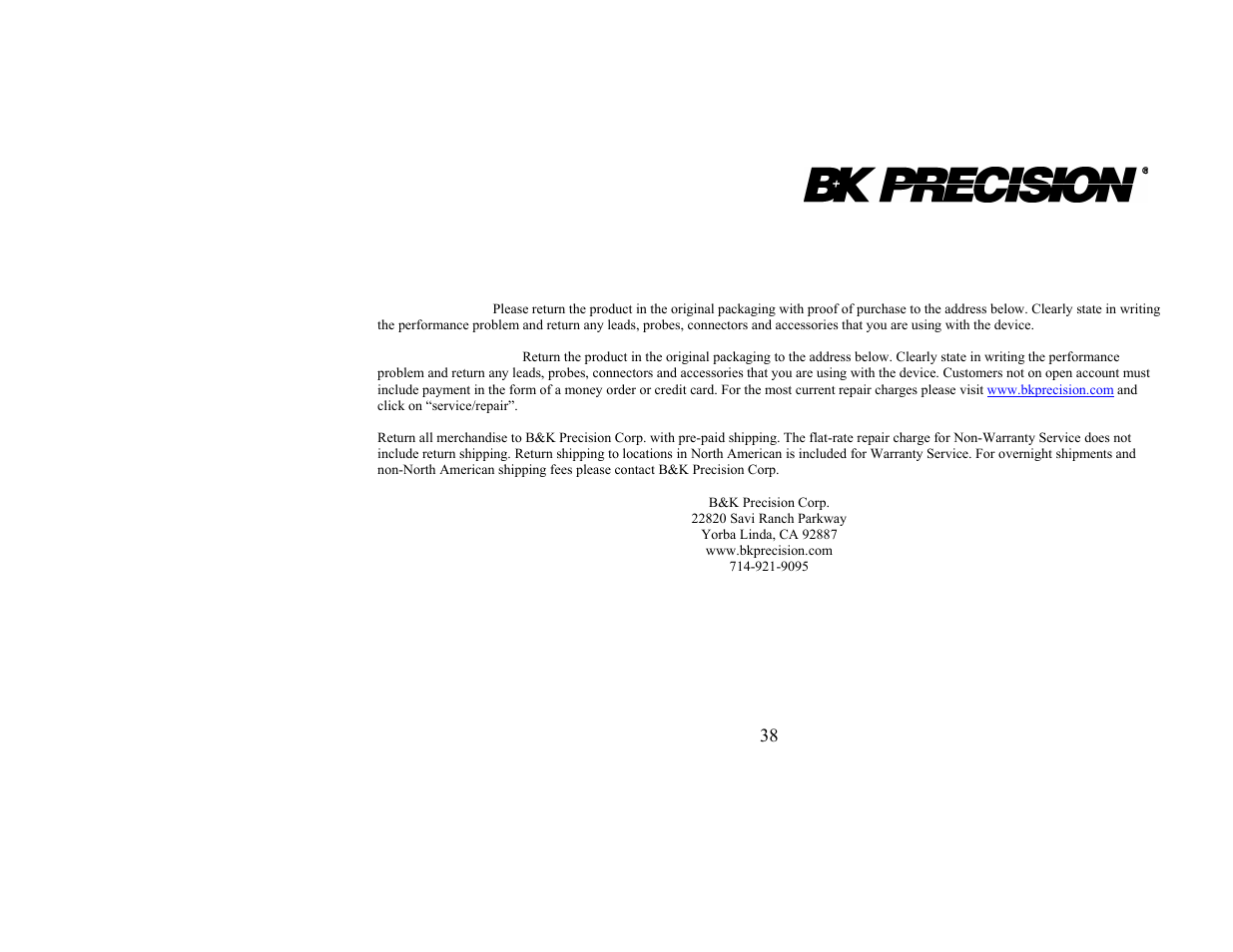 B&K Precision 1651A - Manual User Manual | Page 42 / 88