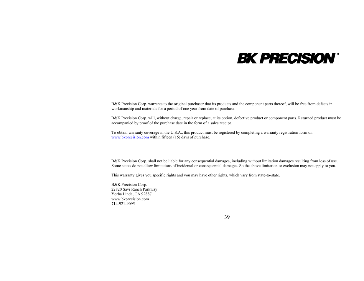 B&K Precision 1651A - Manual User Manual | Page 43 / 88