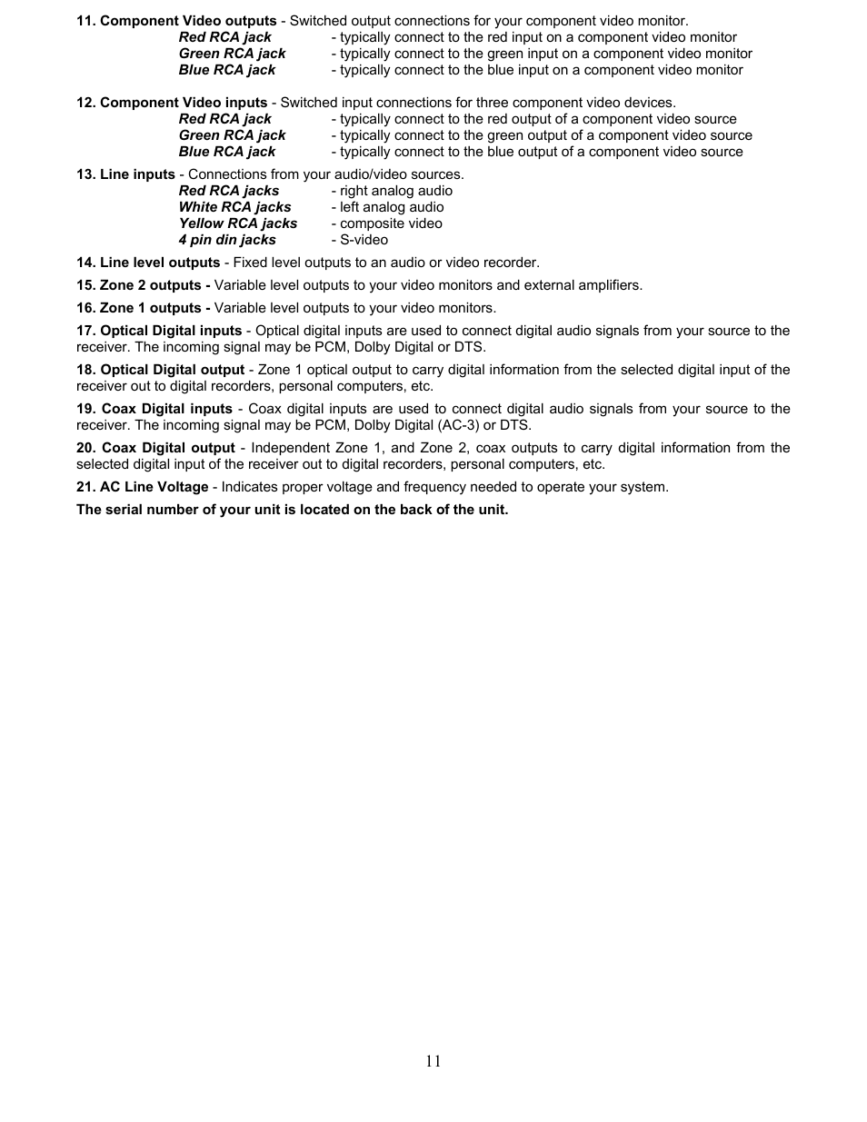 B&K AVR317 User Manual | Page 15 / 88