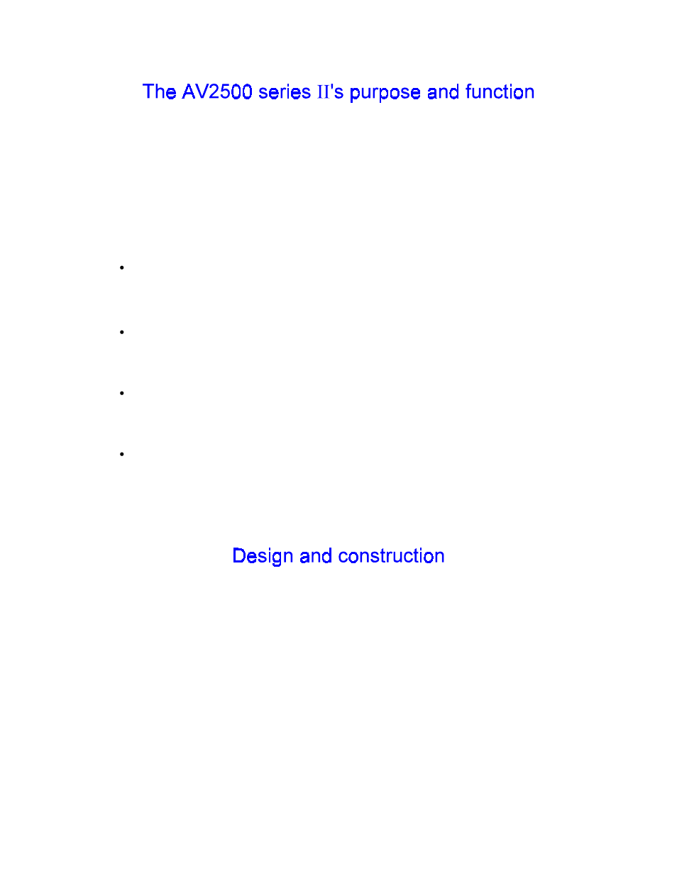 B&K AV2500 Series II User Manual | Page 5 / 20