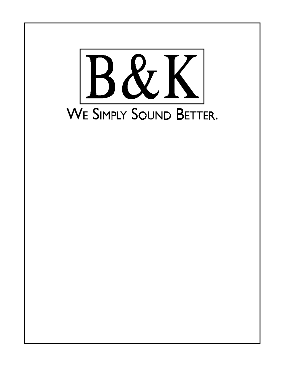 B&K ST140M User Manual | 16 pages