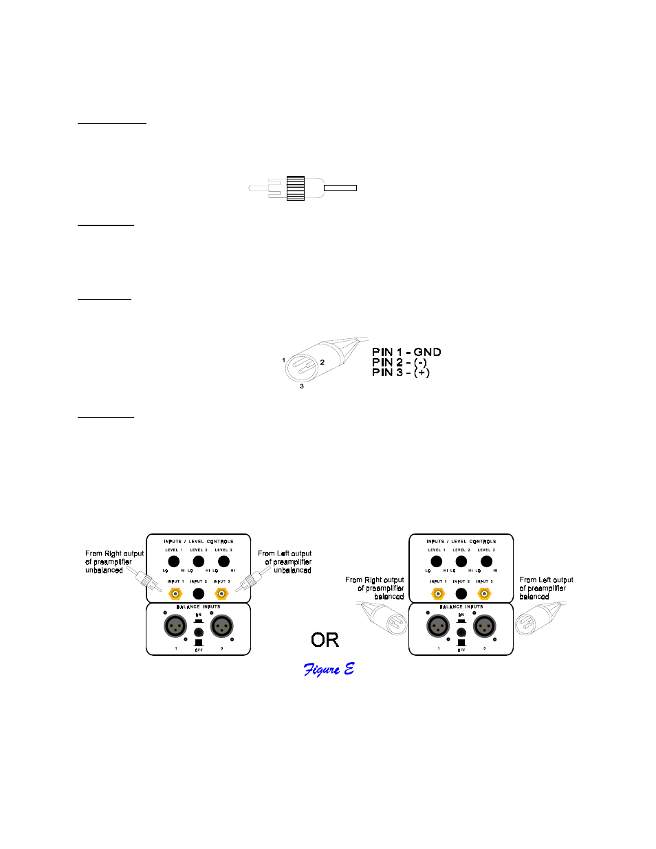 Inputs | B&K ST140M User Manual | Page 10 / 16