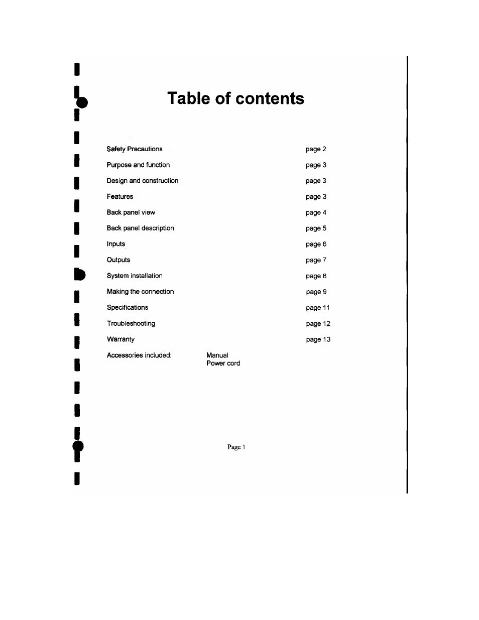 B&K EX4420M User Manual | Page 2 / 15