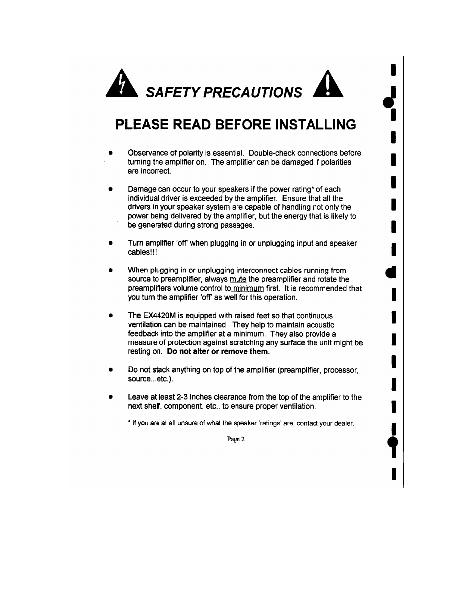 B&K EX4420M User Manual | Page 3 / 15