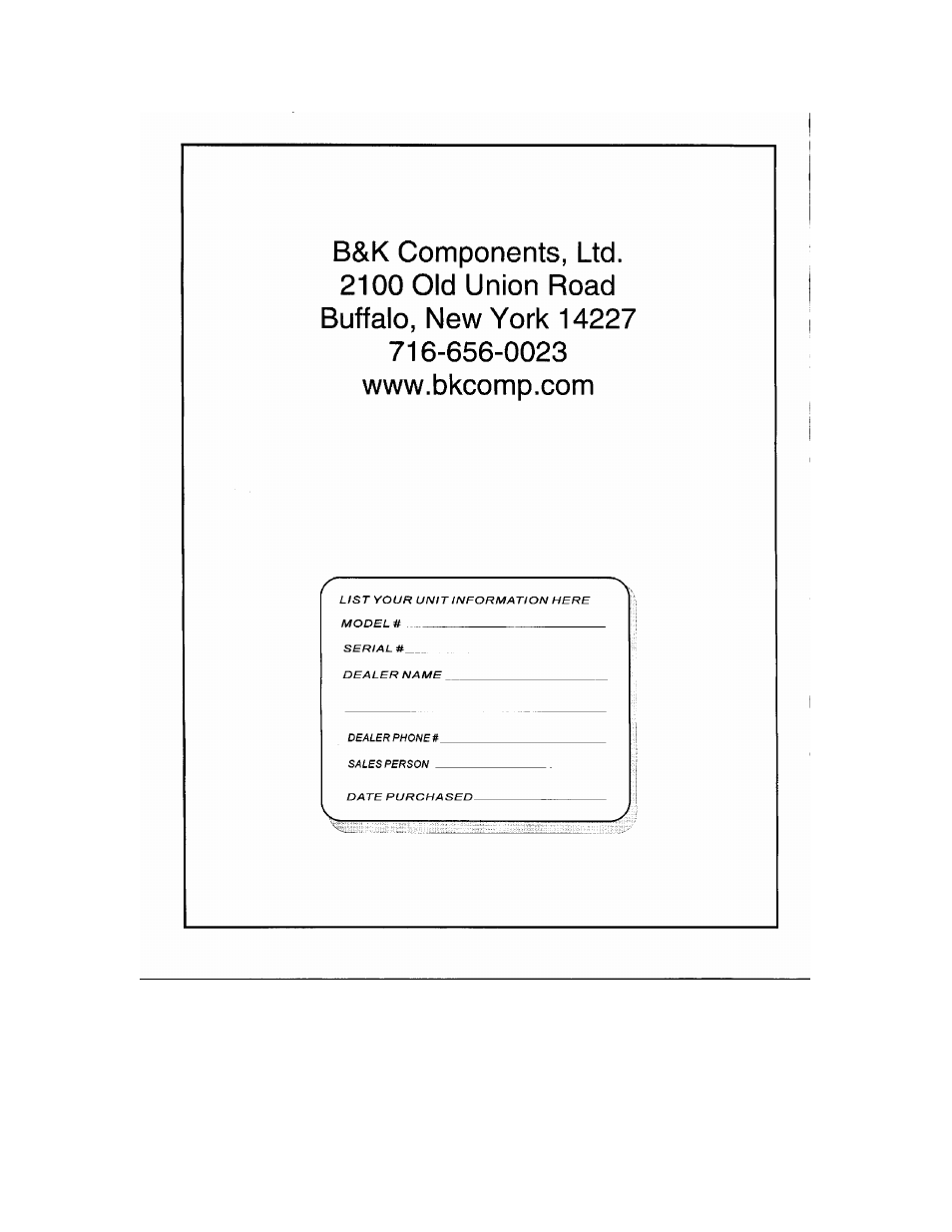 B&K ST1400 User Manual | Page 14 / 14