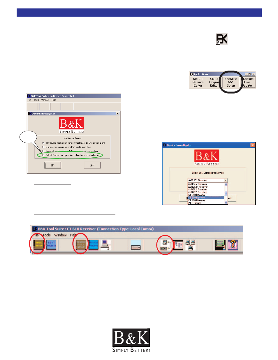 Bkcsuite setup and overview | B&K CT600 User Manual | Page 38 / 88