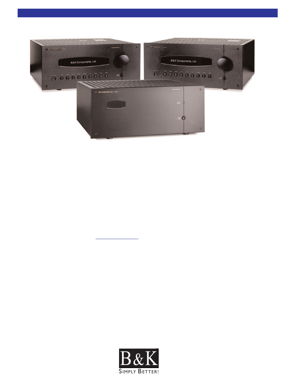The finesse and power to please a household | B&K CT600 User Manual | Page 5 / 88