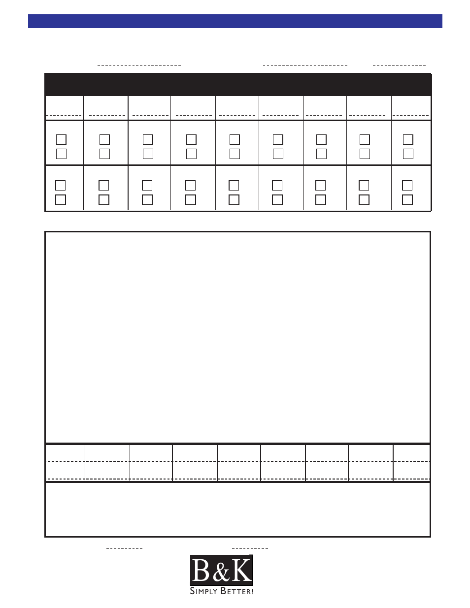 Ct receiver input planning | B&K CT600 User Manual | Page 84 / 88